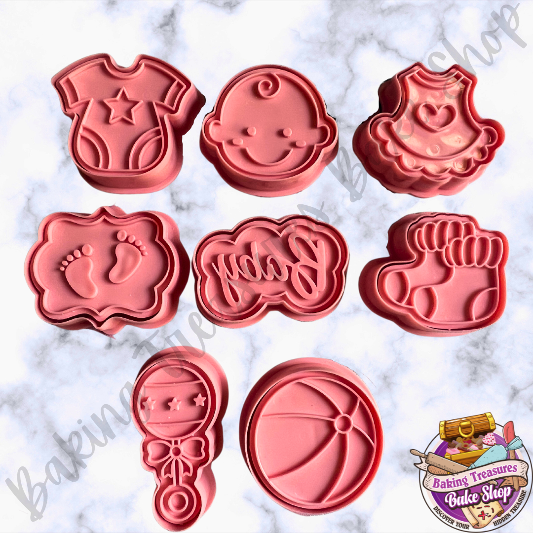 Baby Shower Cookie Cutters & Embossers Baking Treasures Bake Shop
