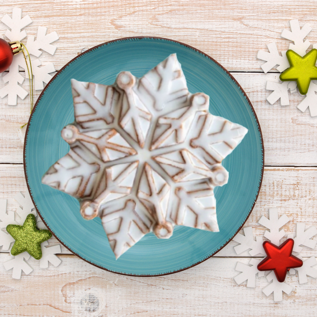 Big Snowflake Clear Silicone Mold, Big Snowflake Silicone Mould, Christmas Ornament Mold, Winter Decoden Pieces Making