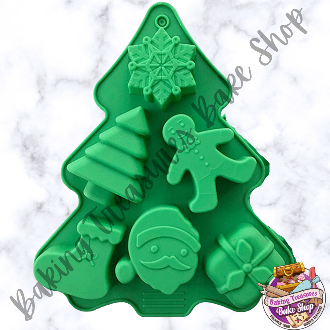 Christmas Tree Silicone Mold Baking Treasures Bake Shop