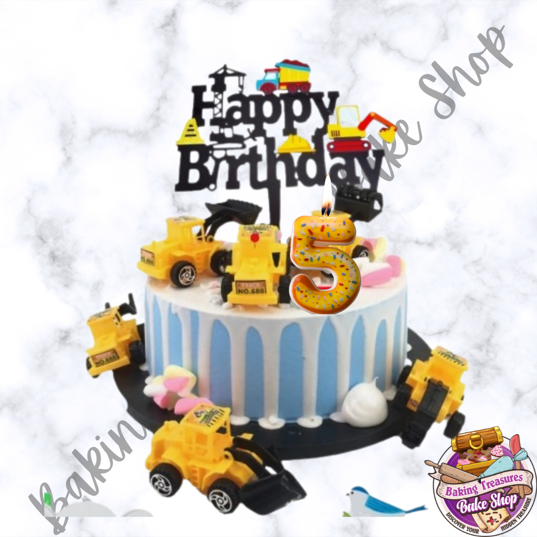 Construction Happy Birthday Cake Topper* – Baking Treasures Bake Shop