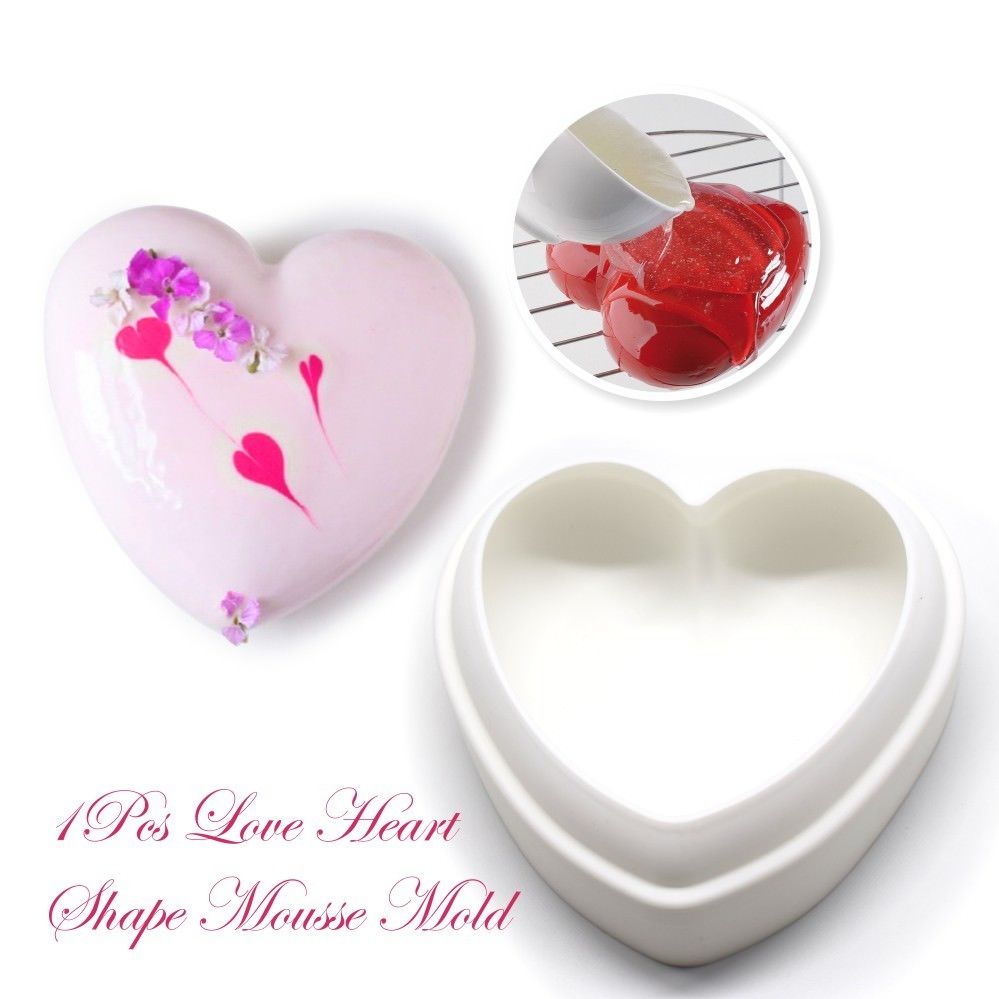 Amore Heart Silicone Mold w/ Cutter