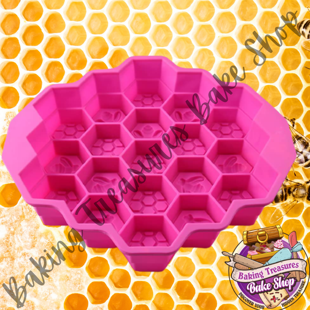 Bee Hive Honeycomb Silicone Mold – Baking Treasures Bake Shop