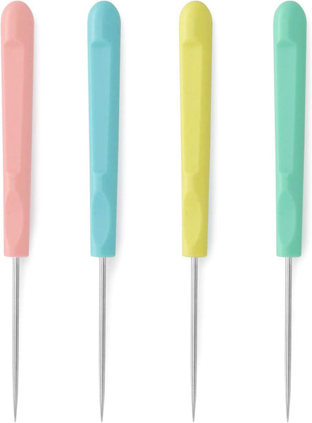 4Pcs Sugar Stir Needle Scriber Needle Cookie Decorating Supplies Tool 5.2 Inches