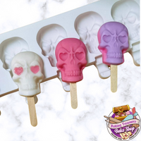 Skull Popsicle Silicone Mold