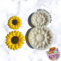 Duo Sunflower  Silicone Mold