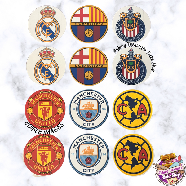 Soccer Logos NSL Edible Images