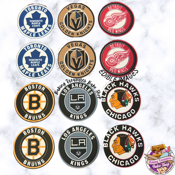 Hockey Logos NHL Edible Images