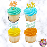 Summer Cupcake Toppers