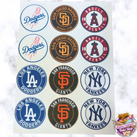Baseball Logos MLB Edible Images