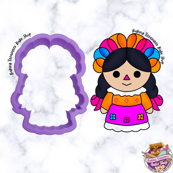 Maria Mexican Doll Cookie Cutter