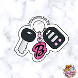 Barbie Car Key Cookie Cutter