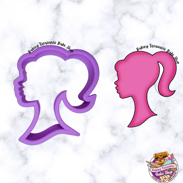 Barbie Doll Silhouette Cookie Cutter