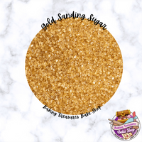 Gold Sanding Sugar 2 oz