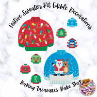 Festive Sweater Kit Edible Decorations