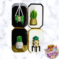 Potted Succulents Silicone Mold