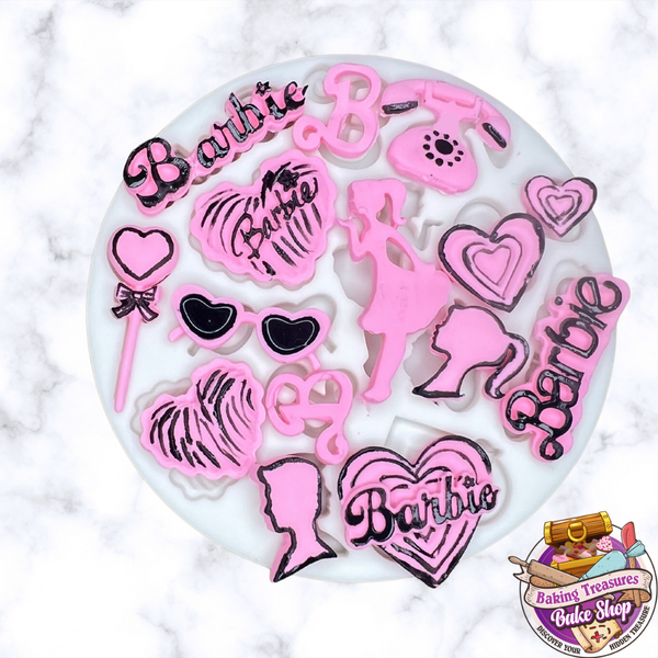 BARBIE LETTERS MOLD 
