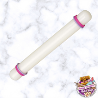 Fondant Roller with Silicone Guide Rings