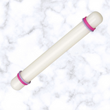 Fondant Roller with Silicone Guide Rings