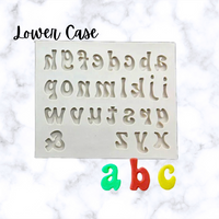 Letter and Numbers Silicone Mold