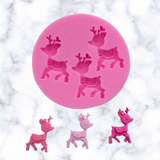 Rudolph Trio silicone mold