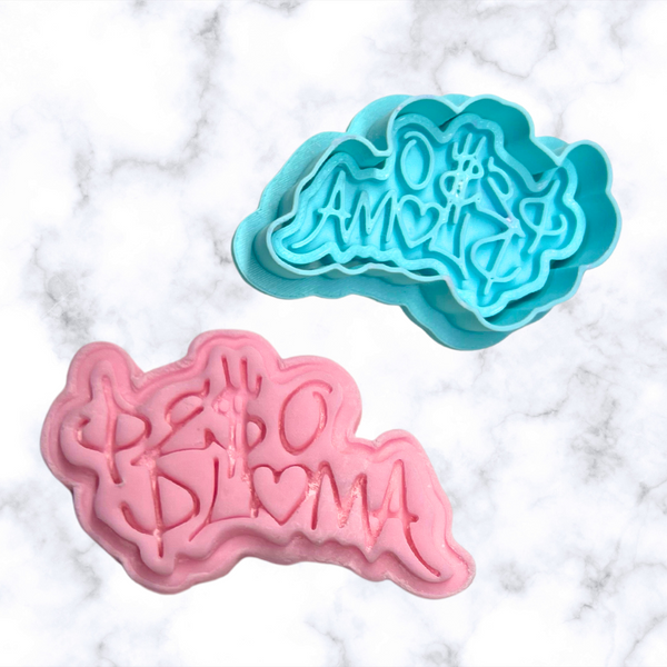 Cartoon Style Cloud Cookie Cutter, Selectable sizes