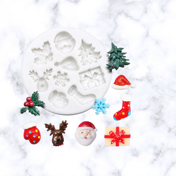 Christmas Essentials Holiday Theme Silicone Mold