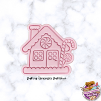 Gingerbread House Cookie Cutter & Stamp