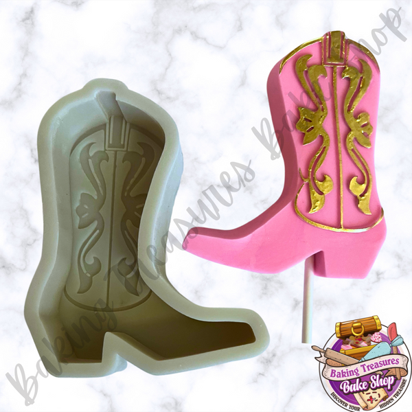Large Cowboy Boot Silicone Mold