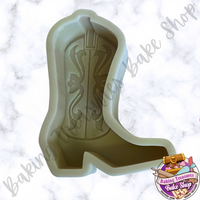 Large Cowboy Boot Silicone Mold