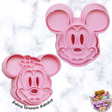 Mr & Mrs Mouse Cookie Cutter and Embosser