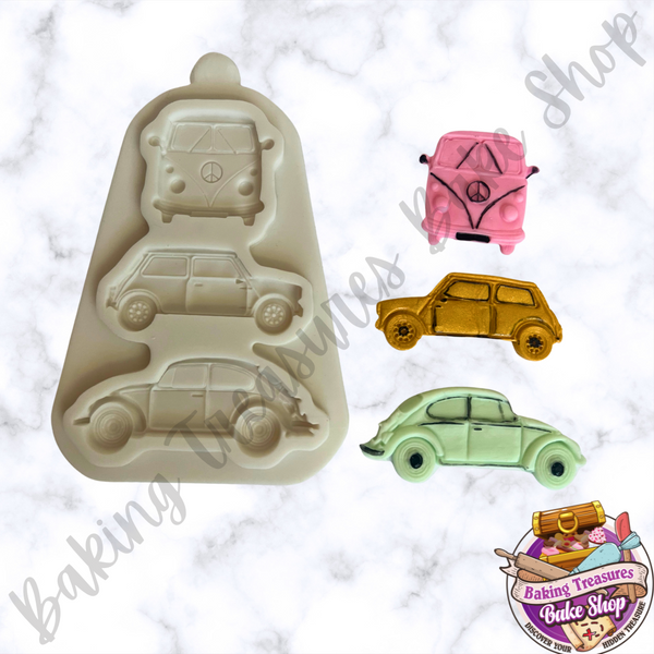 Bohemian Cars Silicone Molds