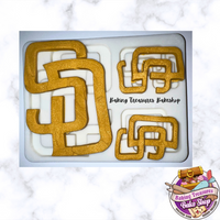 San Diego Padres Baseball Silicone mold