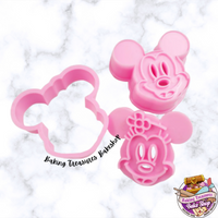 Mr & Mrs Mouse Cookie Cutter and Embosser