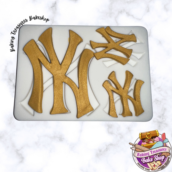 New York Yankees Baseball Silicone Mold – Baking Treasures Bake Shop