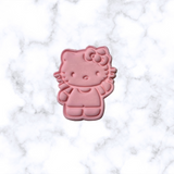 Kitty with Bow Cookie Cutter +Stamp