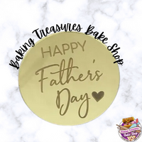 Happy Fathers Day Acrylic Topper #1