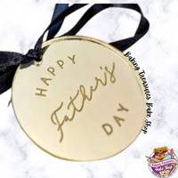 Happy Fathers Day Acrylic Topper #2