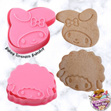 Bunny and Sheep Cookie Cutter and Embosser