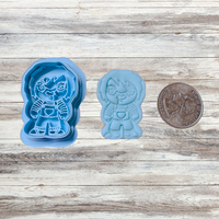 Mini Horror Characters fondant stamps