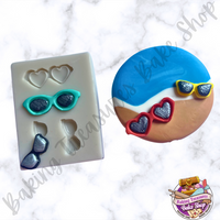 Sunglasses 4 Cavity Silicone Mold