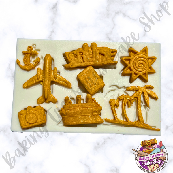Summer Vacation Cruise Silicone Mold