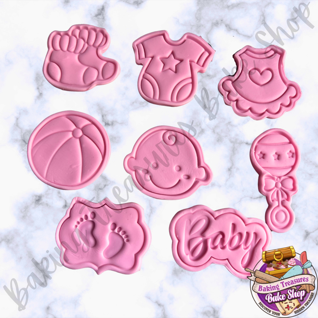 Baby Shower Cookie Cutters & Embossers Baking Treasures Bake Shop