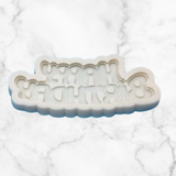 Happy Birthday Letter Form Silicone Mold