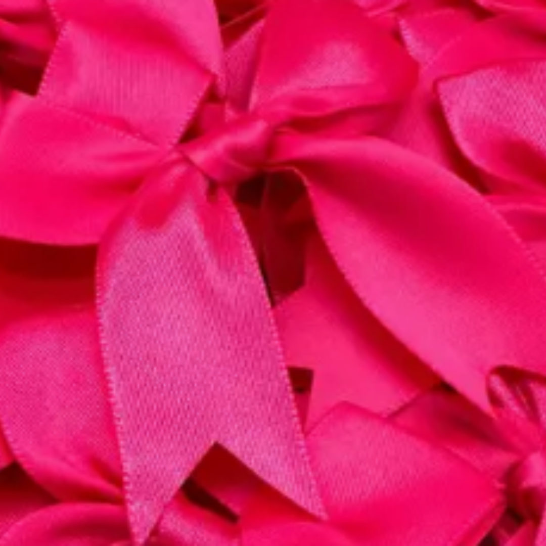 12 Ct Hot Pink Bows Satin Ribbon – Baking Treasures Bake Shop