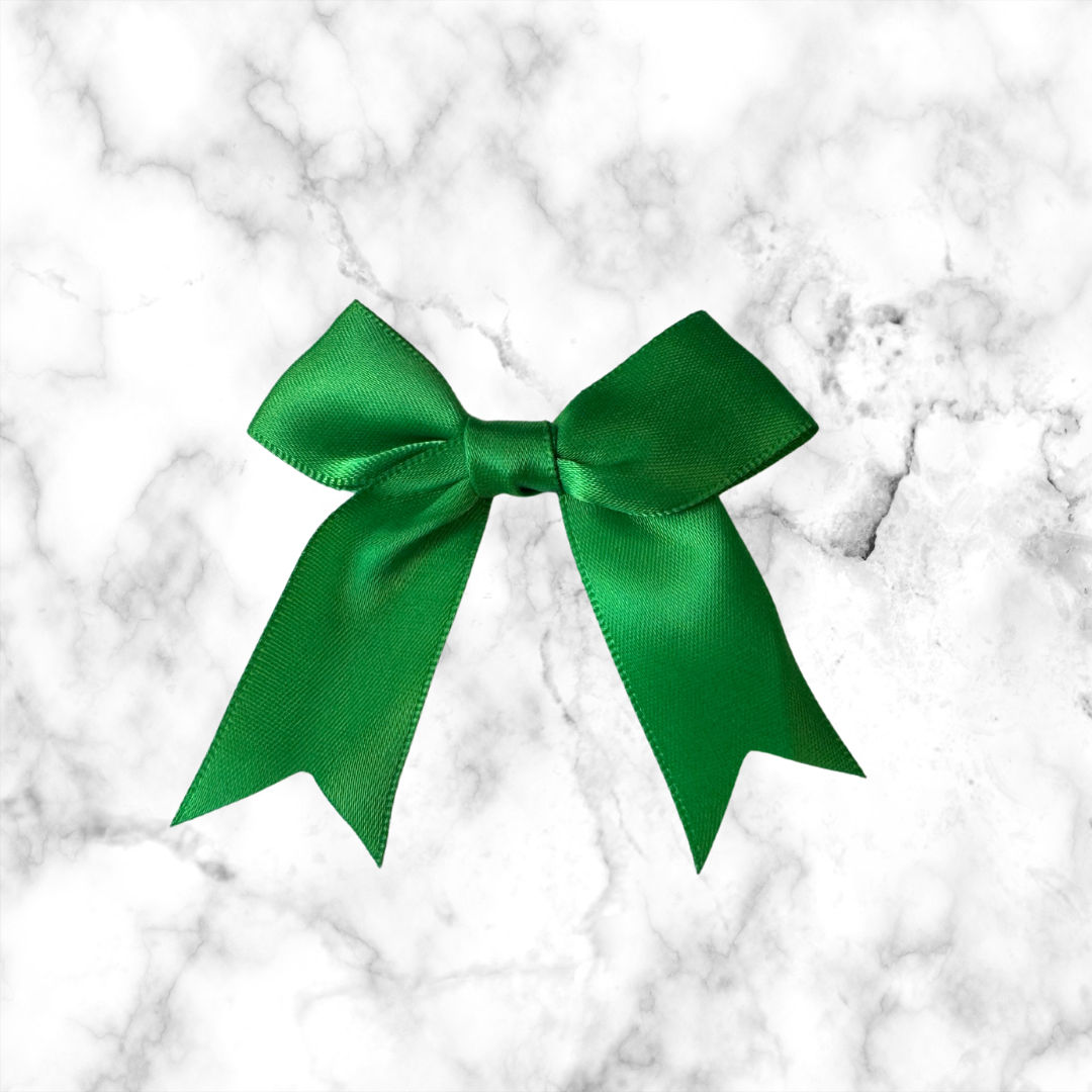 12 Ct Emerarld Bow Satin Ribbon – Baking Treasures Bake Shop