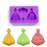 Princess Dresses Silicone mold