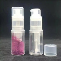 Dust pump plastic bottle for powder spaying