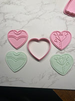 BRIDE AND GROOM Cookie Cutter and Embosser