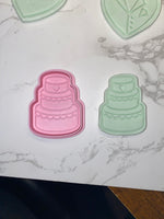 BRIDE AND GROOM Cookie Cutter and Embosser