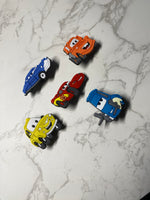 Cartoon Cars Light & McQu & Crew Croc Charms For Croc Clogs Only